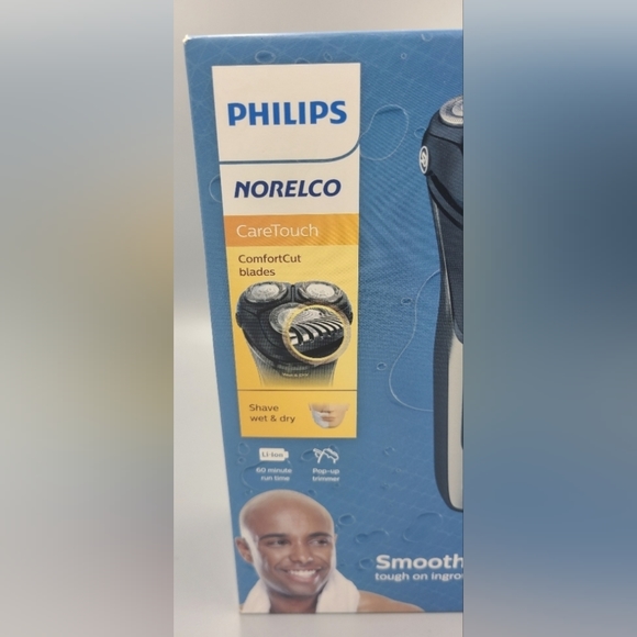 New Phillips Norelco Caretouch Rechargeable Wet & Dry Shaver With Pop Up Trimmer - Picture 2 of 8